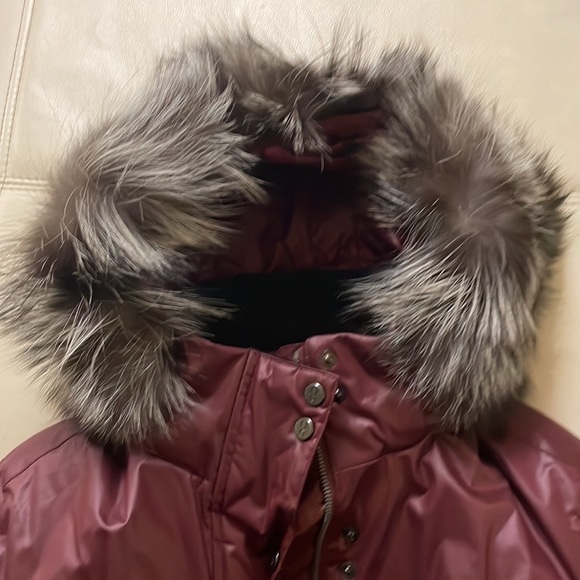 Spyder Bella genuine fox fur trim waterproof down ski jacket - Picture 11 of 14